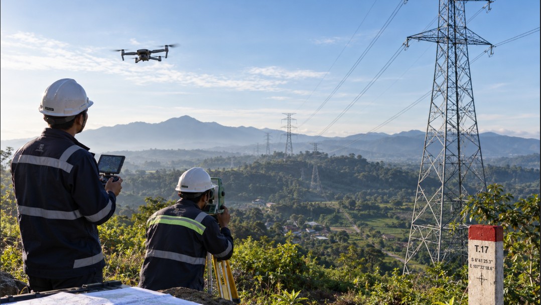 High Voltage Transmission Line Corridor Survey