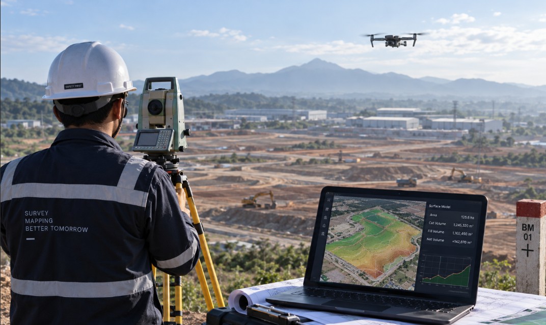 Topographic Survey for Industrial Estate Development